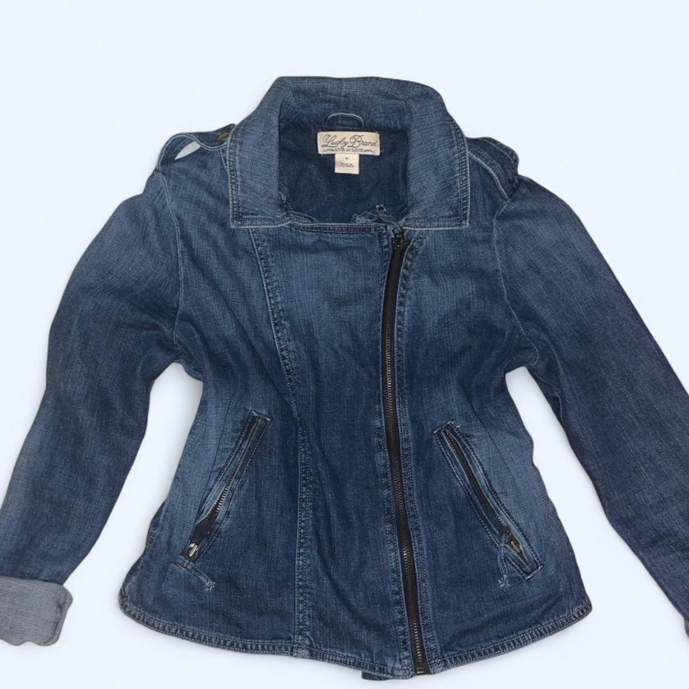 Lucky Brand Dark Blue Jean Jacket